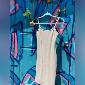 Cream Mini Bodycon Dress